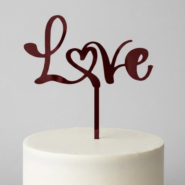 Love Cake Topper